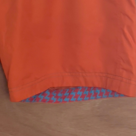 Robert Graham orange swim trunks shorts size 36 pockets drawstring classic fit - Picture 3 of 8